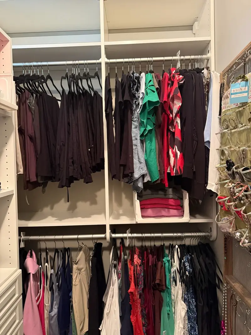 After: a family closet from a north atlanta project