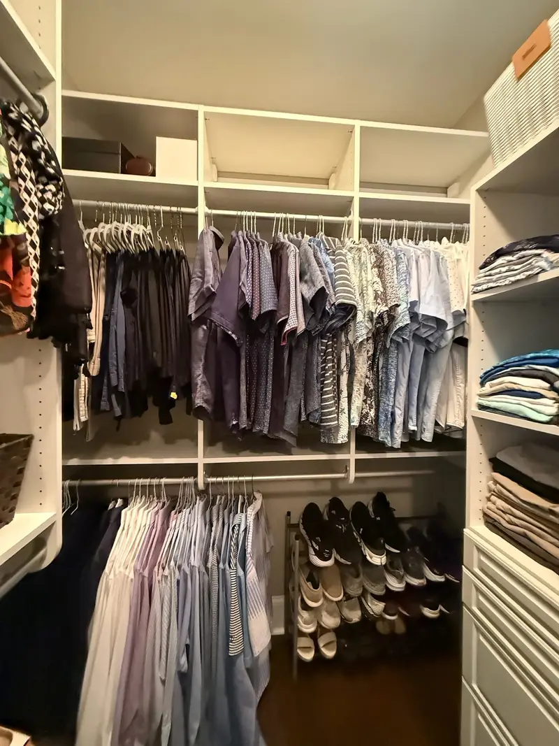 After: shirts and shoes