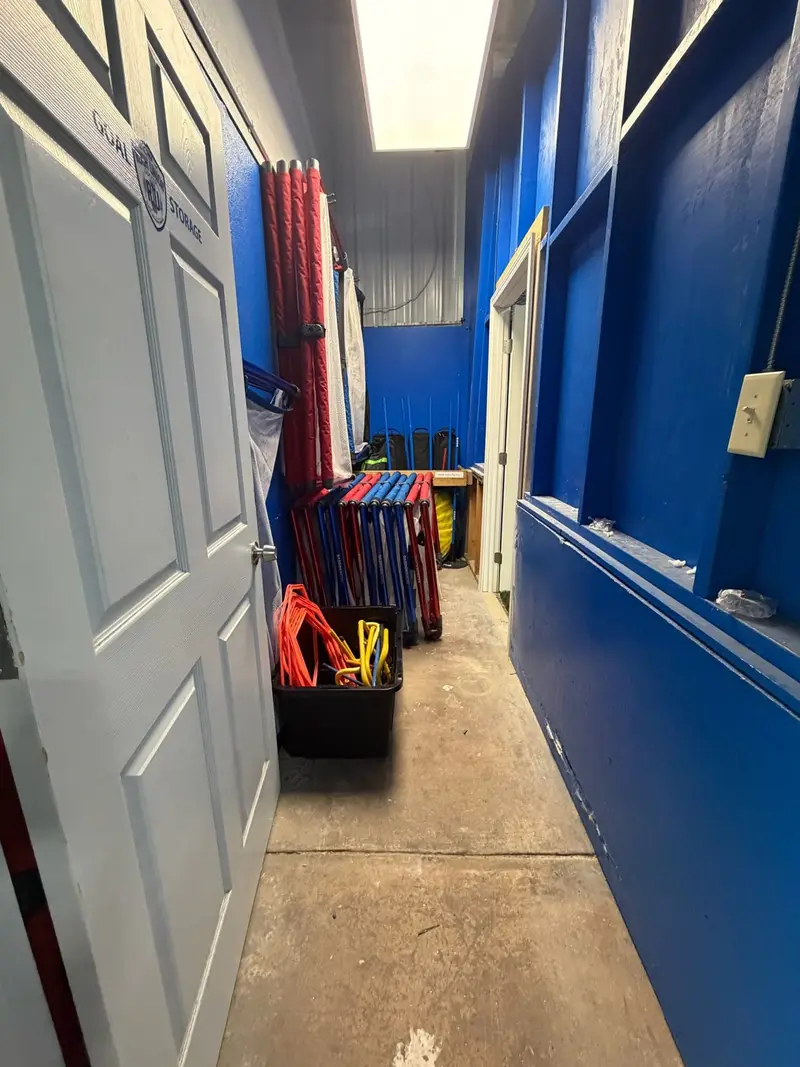After: equipment closet