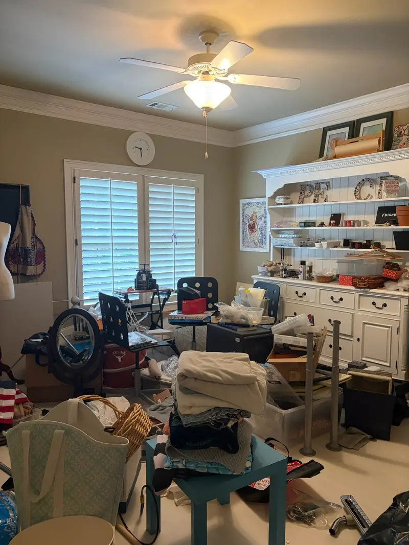 Before: a playroom from a north atlanta whole-home project