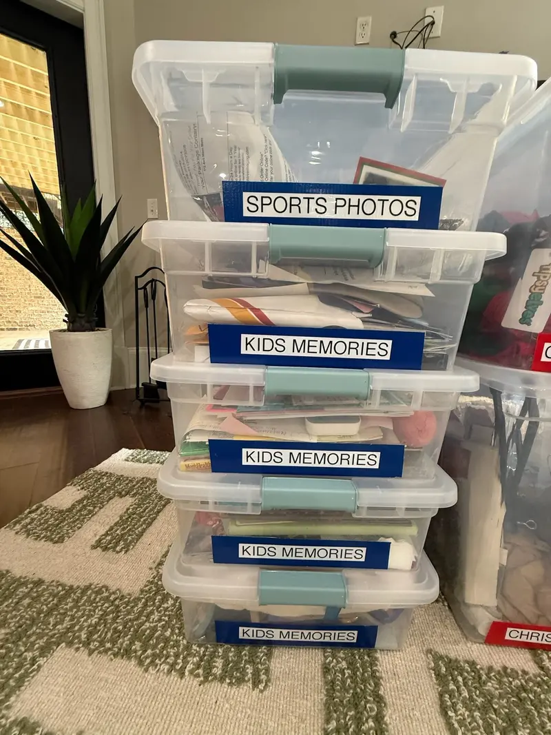 After: keepsake storage